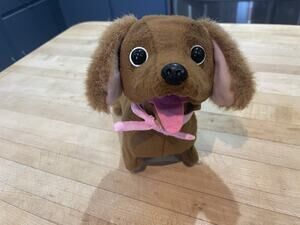 Westminster Dottie the Dachshund Animated Dog Barks Moves Plush